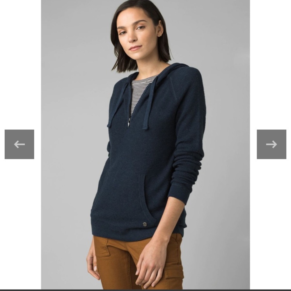 Prana Milani womens sweater size medium blue